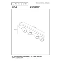 Lucide LED Deckenstrahler XYRUS, GU10, 4x5W 2200K/3000K, dimmbar, weiß