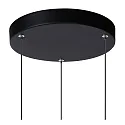 Lucide pendant luminaire TUBULE LED 3 flames, round IP20, black 