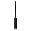 Lucide pendant luminaire TUBULE LED 5 flames, square IP20, black 