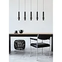 Lucide pendant luminaire MARGARY 5 flames IP20, black dimmable