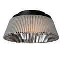 Lucide LED Deckenleuchte VIXI, Ø 35cm, 17,6W, 2900K, 1250lm, IP20, dimmbar, rauchfarben grau