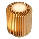 table lamp TURBIN LED cylindrical IP20, gold matt, brass, black 