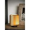 table lamp TURBIN LED cylindrical IP20, gold matt, brass, black 