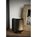 Lucide LED Tischleuchte TURBIN, Ø 10,6 cm, 1x5W, 3000K, schwarz