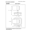 spot LENNERT LED rotatable, tiltable GU10 IP20, chrome matt dimmable