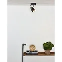 Lucide LED Deckenstrahler LENNERT, GU10, 1x5W, 3000K, dimmbar, schwarz