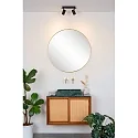 Lucide LED Deckenstrahler LENNERT Badezimmerleuchte, GU10, 2x5W, 3000K, dimmbar, IP44, schwarz