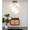 Lucide LED Deckenstrahler LENNERT Badezimmerleuchte, GU10, 3x5W, 3000K, dimmbar, IP44, schwarz