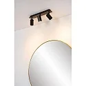 Lucide LED Deckenstrahler LENNERT Badezimmerleuchte, GU10, 3x5W, 3000K, dimmbar, IP44, schwarz