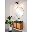Lucide LED Deckenstrahler LENNERT Badezimmerleuchte, GU10, 3x5W, 3000K, dimmbar, IP44, schwarz