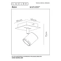 Lucide LED Deckenstrahler RILOU, GU10, 1x5W, 3000K, dimmbar, weiß