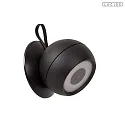 Lucide LED Akku- Wandleuchte LUNEX 95° 1x2W 3000K 170lm CRI>80 IP54 integr. Touchdimmer, schwarz