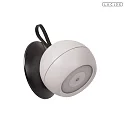 LED Akku- Wandleuchte LUNEX 95° 1x2W 3000K 170lm CRI>80 IP54 integr. Touchdimmer, schwarz