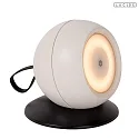 LED Akku- Wandleuchte LUNEX 95° 1x2W 3000K 170lm CRI>80 IP54 integr. Touchdimmer, schwarz