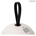 LED Akku- Wandleuchte LUNEX 95° 1x2W 3000K 170lm CRI>80 IP54 integr. Touchdimmer, schwarz