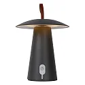 Lucide LA DONNA - Akku Tischleuchte Außen, Ø 19,7 cm, 1x2W, 2700K, IP54, dimmbar, Anthrazit