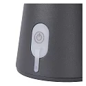 Lucide LA DONNA - Akku Tischleuchte Außen, Ø 19,7 cm, 1x2W, 2700K, IP54, dimmbar, Anthrazit
