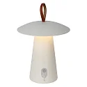 LA DONNA - Akku Tischleuchte Außen, Ø 19,7 cm, 1x2W, 2700K, IP54, dimmbar, Anthrazit