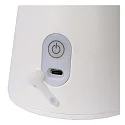 LA DONNA - Akku Tischleuchte Außen, Ø 19,7 cm, 1x2W, 2700K, IP54, dimmbar, Anthrazit