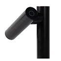 Lucide Outdoor LED Akku-Tischleuchte ANTRIM, IP54, 2.2W 2700K 140lm 28°, mit Kontakt-Ladestation + Touch-Dimmer, schwarz