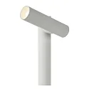 Lucide Outdoor LED Akku-Tischleuchte ANTRIM, IP54, 2.2W 2700K 140lm 28°, mit Kontakt-Ladestation + Touch-Dimmer, weiß