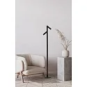 Lucide Outdoor LED Akku-Stehleuchte ANTRIM, IP54, 1-flammig, 2.2W 2700K 140lm 28°, mit Kontakt-Ladestation + Touch-Dimmer, schwarz