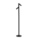 Lucide Outdoor LED Akku-Stehleuchte ANTRIM, IP54, 2-flammig, 2x 2.2W 2700K 256lm 28°, mit Kontakt-Ladestation + Touch-Dimmer, schwarz