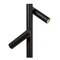 Lucide Outdoor LED Akku-Stehleuchte ANTRIM, IP54, 2-flammig, 2x 2.2W 2700K 256lm 28°, mit Kontakt-Ladestation + Touch-Dimmer, schwarz