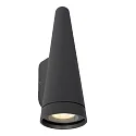 Lucide wall luminaire WIZARD LED square GU10 IP54, anthracite