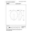 Lucide LED Outdoor Wandleuchte LAREDO, 1x9W, 2700K, IP54, schwarz