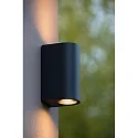spot BOOGY 2 flames GU10 IP44, black dimmable
