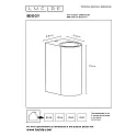 Lucide spot BOOGY 2 flames GU10 IP44, rust dimmable