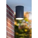 Lucide spot TUBIX cylindrical E27 IP54, anthracite