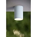 Lucide Outdoor Deckenstrahler TUBIX, Ø 10,8 cm, 1xE27, IP54, weiß