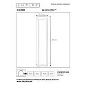 Lucide bollard lamp COMBO LED cylindrical IP54, black