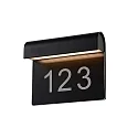 Lucide LED Outdoor Wandleuchte THESI, 1x6W, 3000K, IP54, schwarz