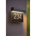 Lucide LED Outdoor Wandleuchte THESI, 1x6W, 3000K, IP54, schwarz