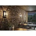 Lucide wall luminaire CLAIRE square E27 IP54, anthracite