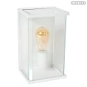 Lucide outdoor wall luminaire CLAIRE E27 IP54, white dimmable