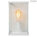 Lucide outdoor wall luminaire CLAIRE E27 IP54, white dimmable