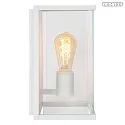 Lucide outdoor wall luminaire CLAIRE E27 IP54, white dimmable