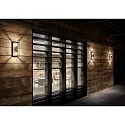 Lucide wall luminaire CLAIRE 2 flames, square E27 IP54, anthracite