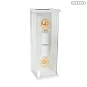 Lucide outdoor wall luminaire CLAIRE E27 IP54, white dimmable