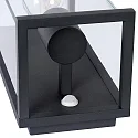 Lucide wall luminaire CLAIRE square E27 IP54, anthracite