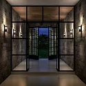 Lucide wall luminaire CLAIRE square E27 IP54, anthracite