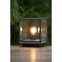 Lucide Outdoor Pollerleuchte CLAIRE, 1xE27, IP54 - 20x20x24,5 cm, Anthrazit
