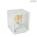 Lucide Outdoor Tischleuchte CLAIRE 1x E27 IP54 weiß