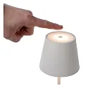 table lamp JUSTIN LED IP54, black dimmable