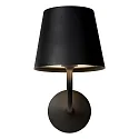 Lucide wall luminaire JUSTIN LED round IP65, black