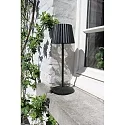 Lucide LED Akku-Tischleuchte JUSTINE, 2W, 2700K, 210lm, IP54, dimmbar, schwarz